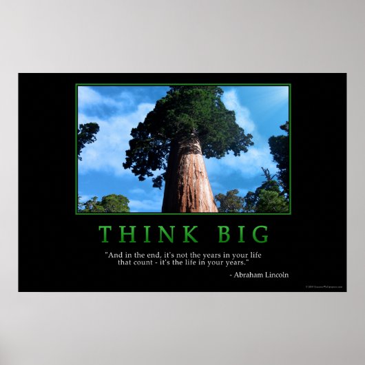 Think Big ポスター (正面)