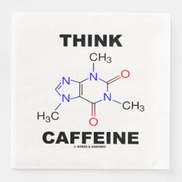 Think Caffeine (Caffeine Chemical Molecule)