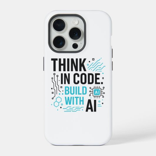 Think Code Build AI ケース | テックビルダー カバー (裏面)