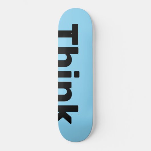 Think Deck "Think on the edge" スケートボード (正面)