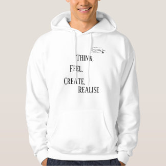 Think feel create realiseBLDesigned by Joan Hoodie パーカ