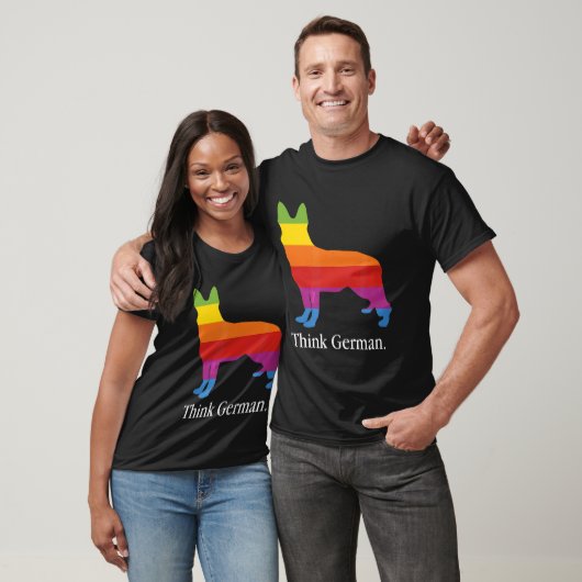 Think German Shepherd Dog Owner Pop Tech Cult Say Tシャツ (ユニセックス)