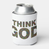 Think God Dieu Cadeau idée de cadeau 缶クーラー (缶正面)