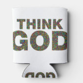 Think God Dieu Cadeau idée de cadeau 缶クーラー (裏面)