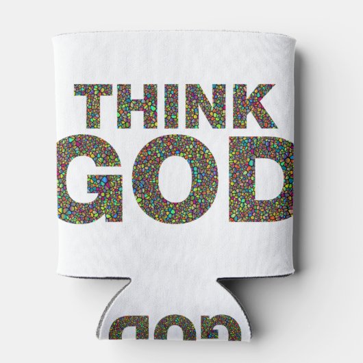 Think God Dieu Cadeau idée de cadeau 缶クーラー (裏面)