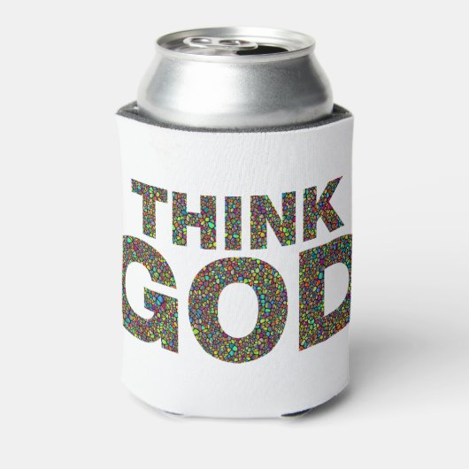 Think God Dieu Cadeau idée de cadeau 缶クーラー (缶裏面)