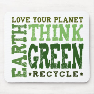 THINK GREEN - マウスパッド