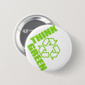 Think_Green 缶バッジ (正面&裏面)