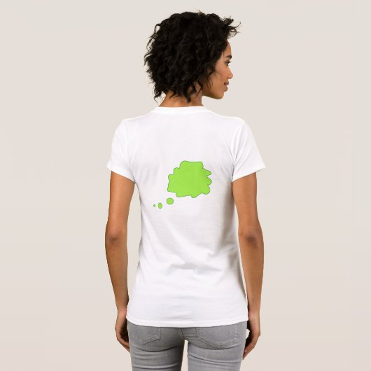 Think Green apparel T-Shirt Tシャツ (裏面フル)