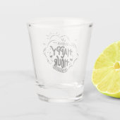 Think Happy Hour Thoughts ショットグラス (裏面)