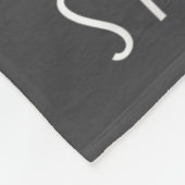 Think Happy Stay Happy Motivation Quote Yellow Smi フリースブランケット (角)