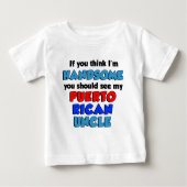 Think I'm Handsome Puerto Rican Uncle ベビーTシャツ (正面)