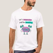 Think Less Feel Less Become Unstoppable Tシャツ (正面)