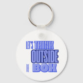 Think Outside the Box キーホルダー (正面)