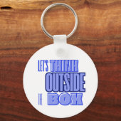 Think Outside the Box キーホルダー (正面)