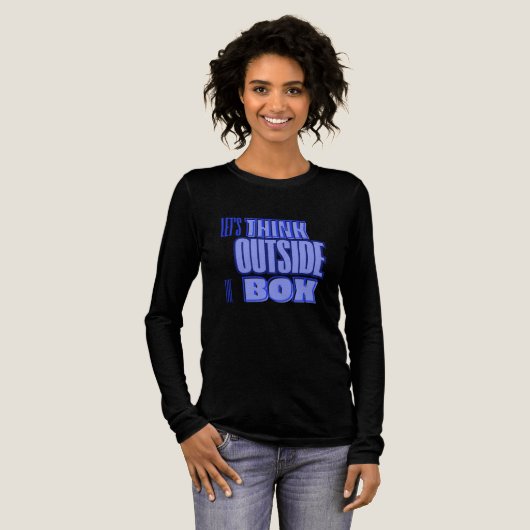 Think Outside the Box トライブレンドＴシャツ (正面全体)