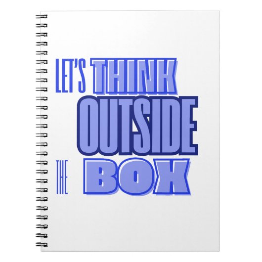 Think Outside the Box ノートブック (正面)