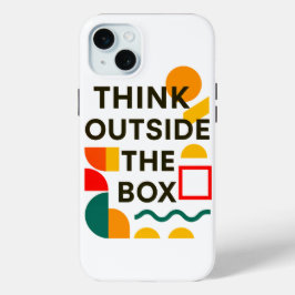Think Outside the Box iPhone 15 Miniケース