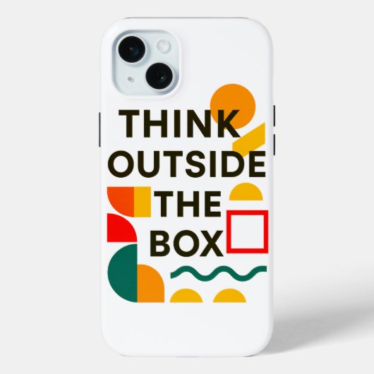 Think Outside the Box Case-Mate iPhoneケース (裏面)