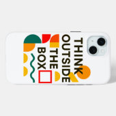 Think Outside the Box Case-Mate iPhoneケース (裏面 (横))