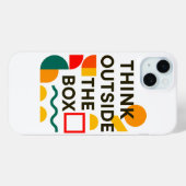 Think Outside the Box Case-Mate iPhoneケース (裏面 (横))