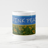 Think Peace Mug ジャンボコーヒーマグカップ (正面)