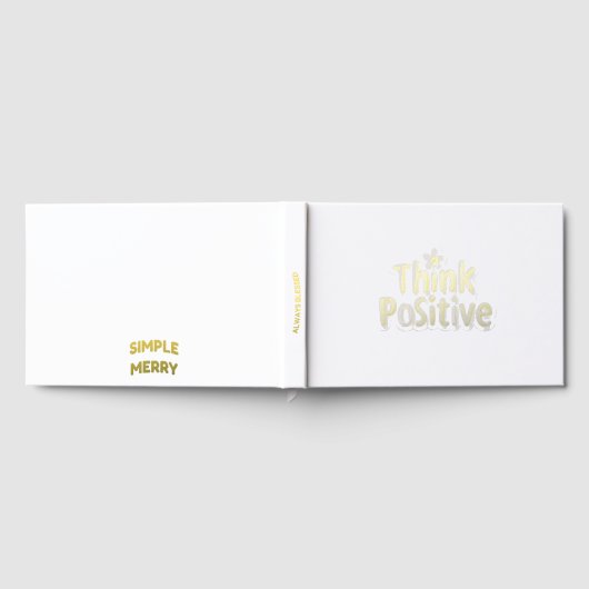 "Think Positive"  ゲストブック (全面)