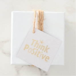 "Think Positive"  フェイバータグ