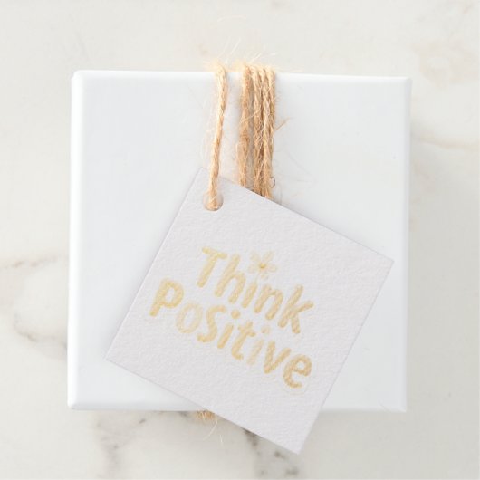 "Think Positive"  フェイバータグ (箱)