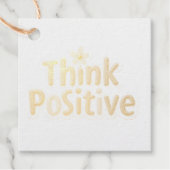 "Think Positive"  フェイバータグ (正面)