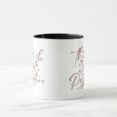 Think Positive Butterfly Coffee Mug  マグカップ (中央)