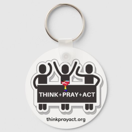 Think Pray Act キーチェーン (裏面)