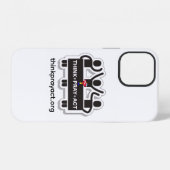 Think+Pray+Act iPhone 12 カバー (裏面横)
