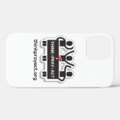 Think+Pray+Act iPhone 12 カバー (裏面 (横))