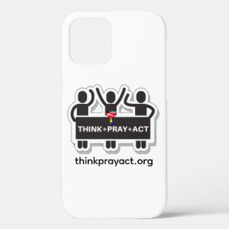 Think+Pray+Act iPhone 12 case 12ケース
