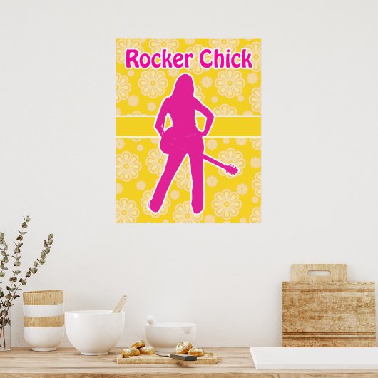 Think Rock Chick Poster ポスター (キッチン)