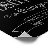 Think Sitive Things Happen Motivational ポスター (角)