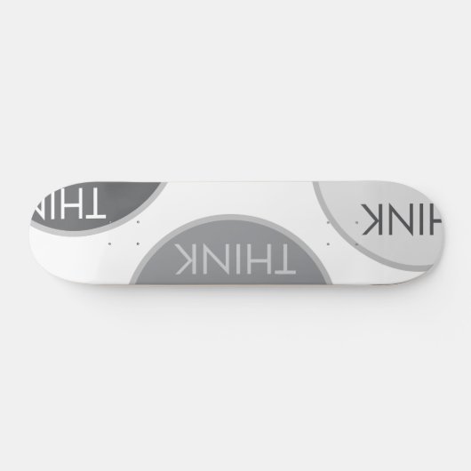 Think Skateboard deck スケートボード (横)