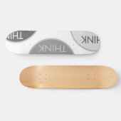 Think Skateboard deck スケートボード (横)