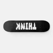 Think Skateboard deck スケートボード (横)
