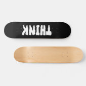Think Skateboard deck スケートボード (横)