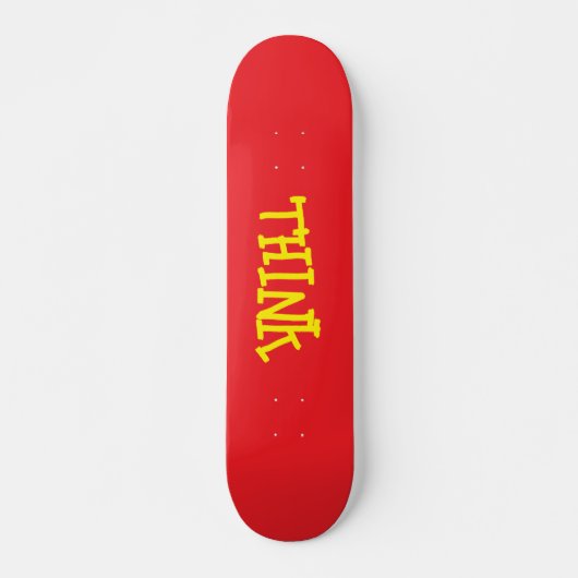 Think Skateboarding deck スケートボード (正面)
