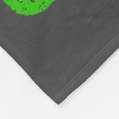 Think Strong Not Skinny Motivational Fitness フリースブランケット (角)