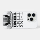 Think Think Think 12ステップ iPhone 15 Pro ケース (裏面横)