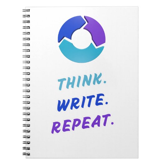 Think. Write. Repeat. Notebook ノートブック (正面)