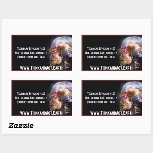 ThinkandAct.Earth "Funthreementals" 長方形シール (シート)