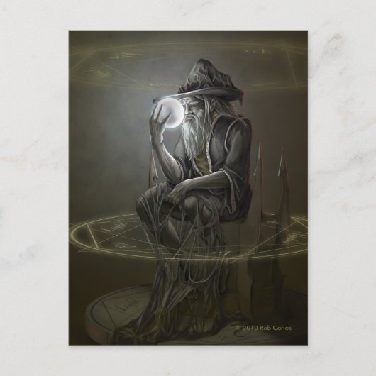 Thinkerウィザードのはがき ポストカード (正面)