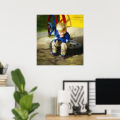 Thinker（キャンバス印刷） ポスター (ホームオフィス)