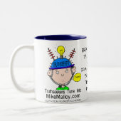THINKERTRUTHSEEKERのマグ ツートーンマグカップ (左)