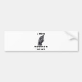 ThinkerWare バンパーステッカー (正面)